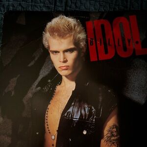 Vintage Billy Idol Self-Titled Vinyl Record Album
